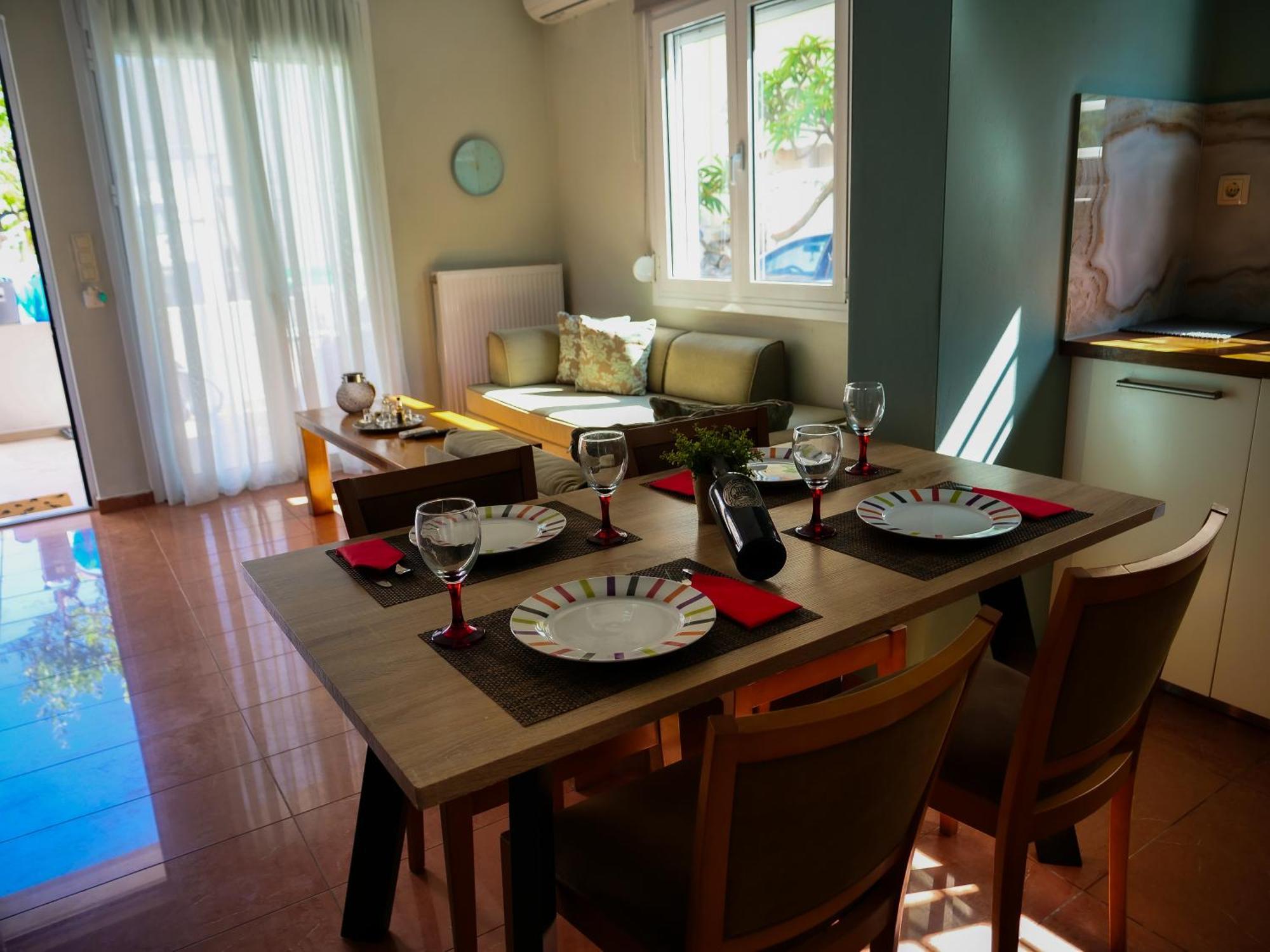 Cosy Apartments Daphne Daratsos Bagian luar foto